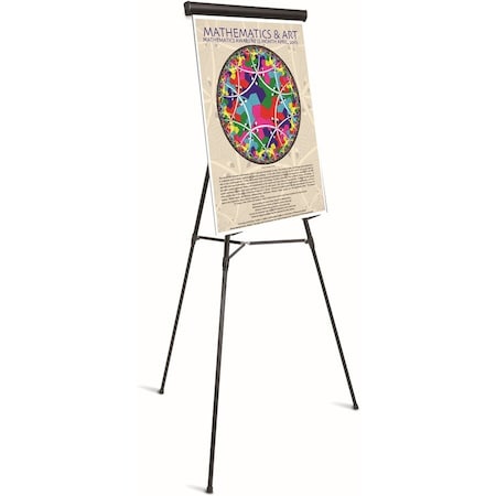 Mastervision Easel, Dspl, Lw, Blk BVCFLX09101MV